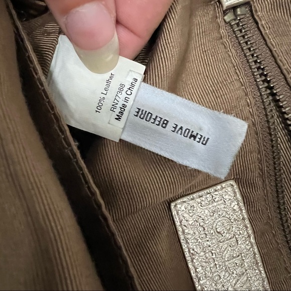 J. Crew Gold Leather Handbag - Picture 8 of 8